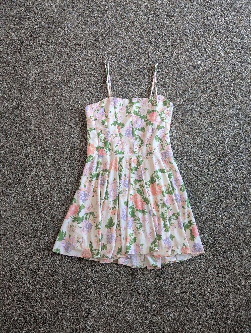 Zara Floral Mini Sundress Size Medium